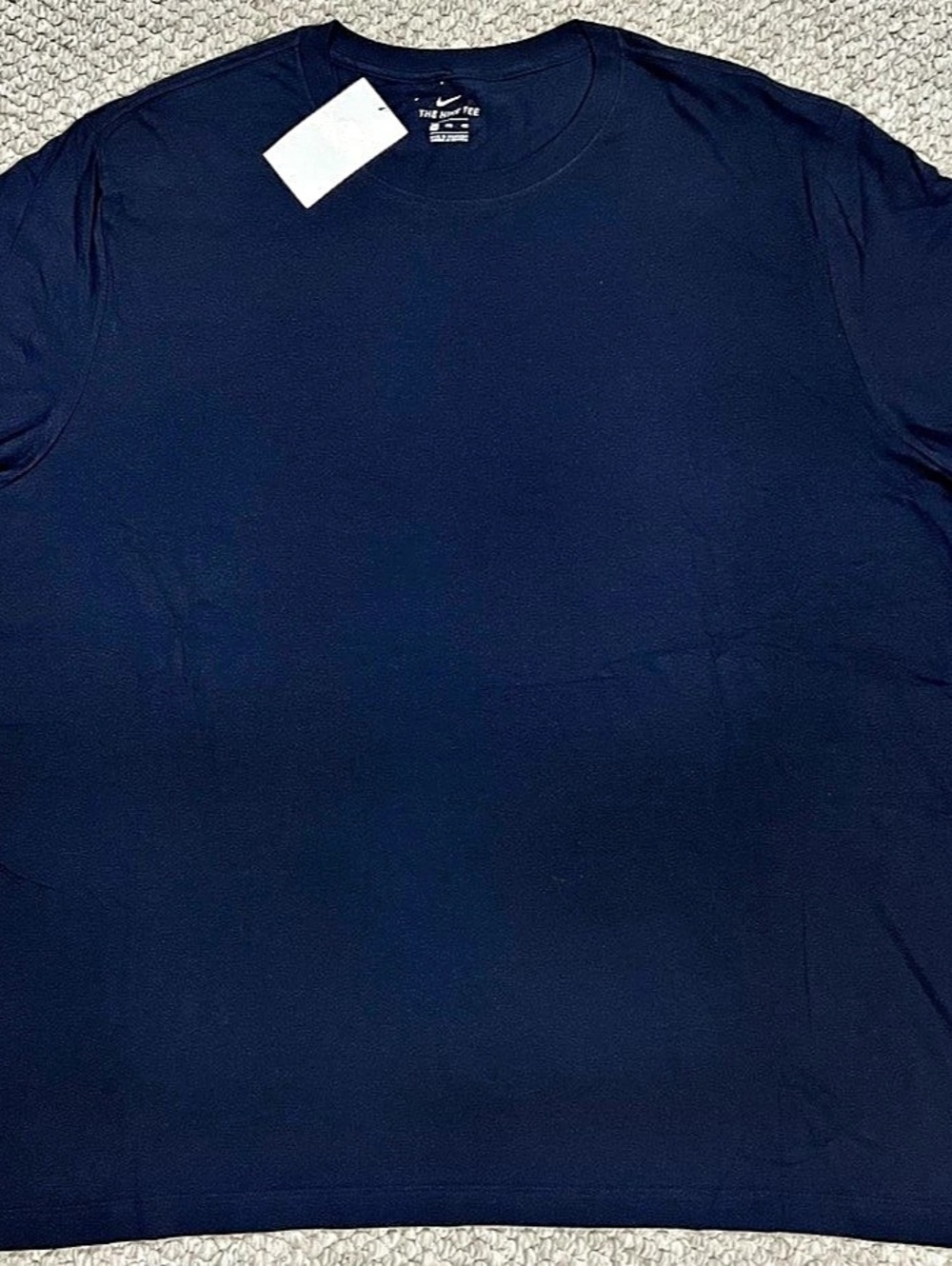 Nike Shirt The Nike Tee Mens Size 4XL Navy Blue Short Sleeve NWT